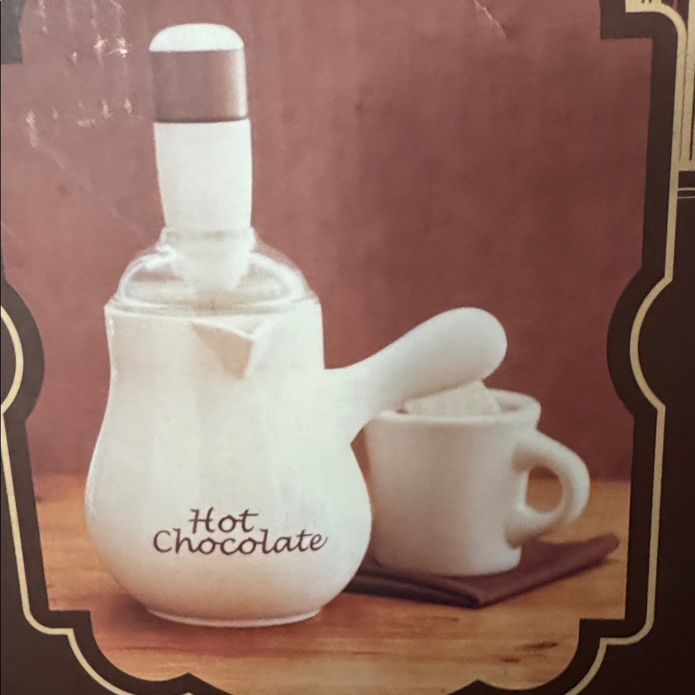NEW in box Hot Chocolate Pot & Frother WS